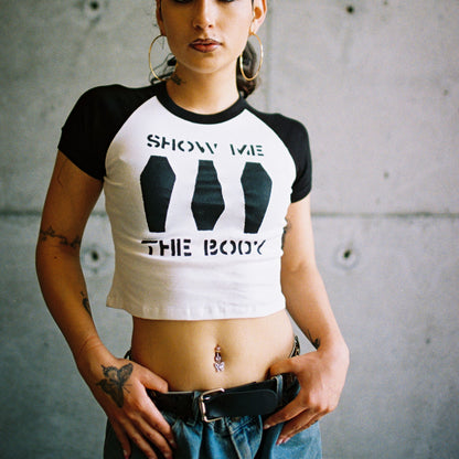 Logo Raglan Baby Doll Tee