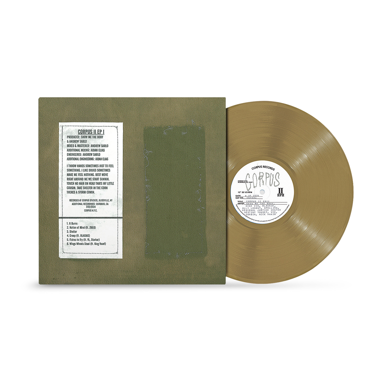 CORPUS II Vinyl - Gold (Pre-Order)